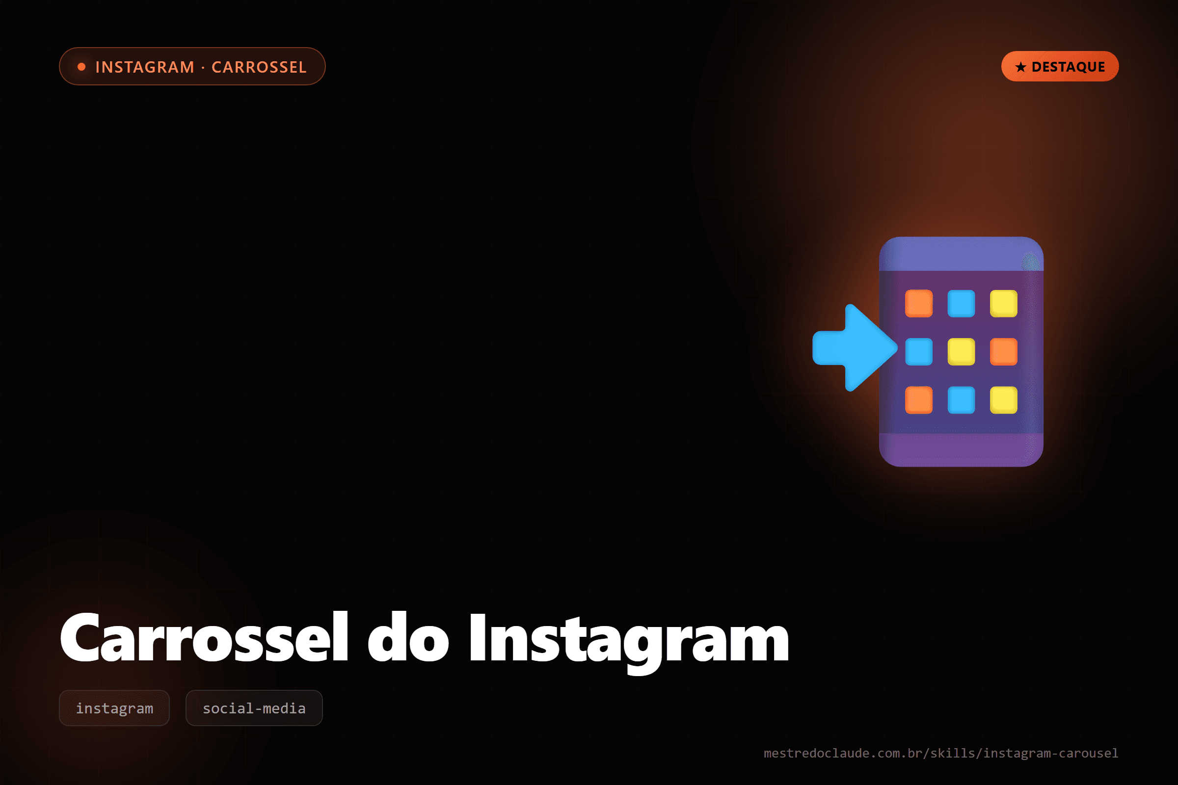 Carrossel do Instagram